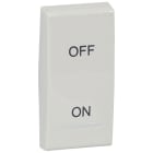 BTICINO - VELA bianca - tasto serigrafato \'on/off\' 1 modulo