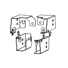 LEGRAND - Angolari di fissaggio telaio Kit altezza 700 mm