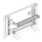 LEGRAND - Guida DIN 2 posizioni larghezza 400 mm