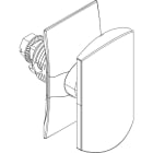 LEGRAND - Maniglia a T, completa di chiave, per quadri LDX400 93860S