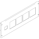 BTICINO - Pannello a 4 viti di fissaggio per strumenti 72x72mm