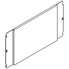 LEGRAND - Pannello interno in lamiera portapparecchi 9544L