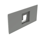 LEGRAND - Pannello per M5 1600 fisso in verticale