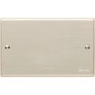 BTICINO - Placca cieca in alluminio anodizzato per supporto 506R 998