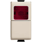 BTICINO - Pulsante e portalampada di segnalazione 24V 1,5W rosso A5057R