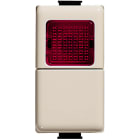 BTICINO - Pulsante e portalampada di segnalazione 24V 1,5W rosso A5057R