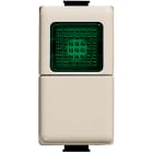 BTICINO - Pulsante e portalampada di segnalazione 24V 1,5W verde A5057V