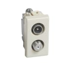 BTICINO - Presa coassiale diretta demiscelata per impianti di antenna A5214D