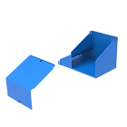 LEGRAND - Curva sinistra in salita a 90 con variazione di piano. Altezza: 75 mm