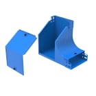 LEGRAND - Curva destra in salita a 90 con variazione di piano. Altezza: 75 mm