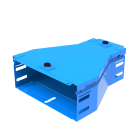 LEGRAND - Riduzione concentrica. Altezza: 75 mm Riduzione: da 200 mm a 100 mm AHC39G