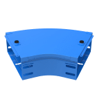 LEGRAND - Curva piana a 45 con coperchio. Altezza: 75 mm AJ200G