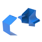 LEGRAND - Incrocio verticale con variazione di piano. Altezza: 75 mm