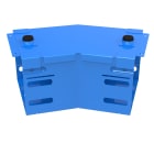 LEGRAND - Curva piana a 30 con coperchio. Altezza: 75 mm AL075G