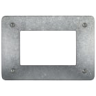 BTICINO - Placca in zama verniciata 3 moduli antirimozione