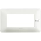 BTICINO - Placca in tecnopolimero 4 moduli antibatterico