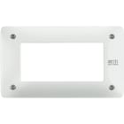 BTICINO - Placca in zama verniciata 4 moduli antirimozione AM4804WAR