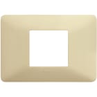 BTICINO - Placca Matix 2 moduli centrati AM4819BCD