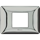 BTICINO - Placca Matix 2 moduli centrati AM4819GCR