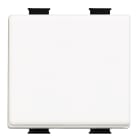 BTICINO - pulsante 1P NO 10A 250V ac - colore bianco 2 moduli