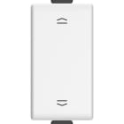 BTICINO - pulsante doppio 1P (NO) + 1P (NO) 10 A 250 Va.c. interbloccato - antibatterico AM5037ABN