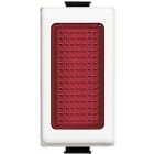 BTICINO - Portalampada con diffusore rosso AM5060R