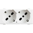 BTICINO - Presa duplex 2P+T 16A 250Vac standard tedesco AM5451/2
