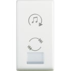 BTICINO - copritasto simbologia per diffusione sonora