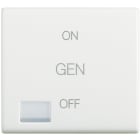 BTICINO - copritasto ON OFF generale 2 moduli AM5911/2AF
