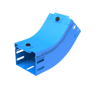 LEGRAND - Curva in salita a 45 con coperchio. Altezza: 75 mm AN075G