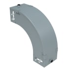 BTICINO - Curva in discesa a 90° con inversione di piano con coperchio. Altezza: 75 mm