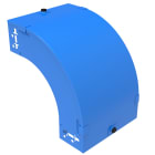 LEGRAND - Curva in discesa a 90° con inversione di piano con coperchio. Altezza: 75 mm