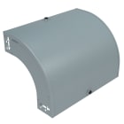BTICINO - Curva in discesa a 90° con inversione di piano con coperchio. Altezza: 75 mm