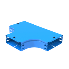 LEGRAND - Derivazione piana a T con coperchio. Altezza: 75 mm AS200G