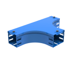 LEGRAND - Derivazione piana a T con imbocchi ridotti. Altezza 75 mm