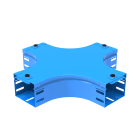 LEGRAND - Incrocio piano completo di coperchio. Altezza: 75 mm AT100G