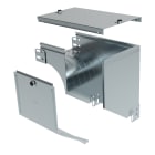 LEGRAND - Curva sinistra in discesa a 90 con variazione di piano. Altezza: 75 mm