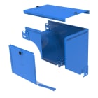 LEGRAND - Curva sinistra in discesa a 90 con variazione di piano. Altezza: 75 mm