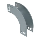 BTICINO - Curva in discesa a 90° con inversione di piano solo base. Altezza: 75 mm
