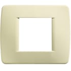 BTICINO - Placca Luna 2 moduli per supporto C4702G o C4702