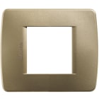 BTICINO - Placca Luna 2 moduli per supporto C4702G o C4702