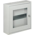 LEGRAND - Quadro da parete in lamiera con portello in cristallo 12 moduli