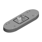 BTICINO - Accessorio – Scatola fissaggio a pavimento per ingresso cavi dal basso