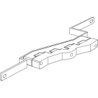 LEGRAND - Isolatore portabarre a scaletta per vano barre armadi