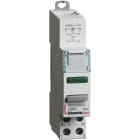 LEGRAND - Interruttore con Led verde - 1NO - 20A - 12-48V - 1 modulo DIN