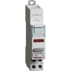 LEGRAND - Pulsante 1NC con Led rosso - 20A - 12/48V - 1 modulo DIN FN51NCPR12