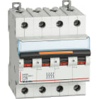 BTICINO - Interruttore magnetotermico modulare BTDIN250 4P curva C - In= 20A