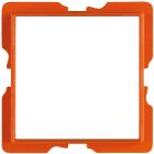 BTICINO - Supporto in resina e acciaio inox a 2 moduli