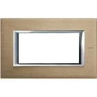 BTICINO - Placca rettangolare Axolute 4 moduli HA4804NX