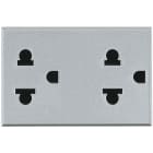 BTICINO - Presa duplex 2P+T 16A 127/250Vac standard euroamericano HC4185